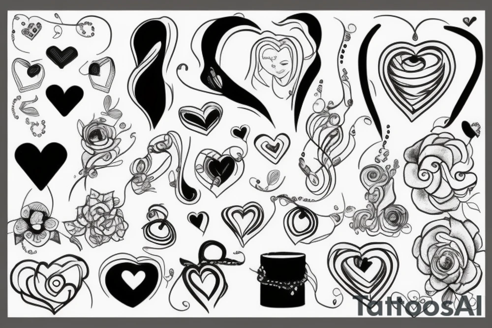 bandage with a heart tattoo idea