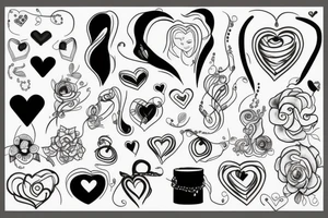 bandage with a heart tattoo idea