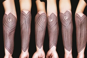 bandage with a heart tattoo idea