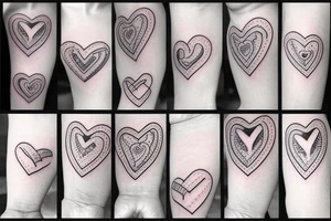 bandage with a heart tattoo idea
