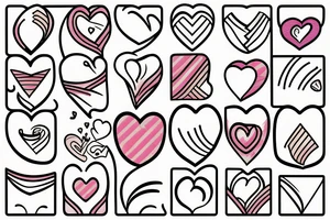 bandage with a heart tattoo idea