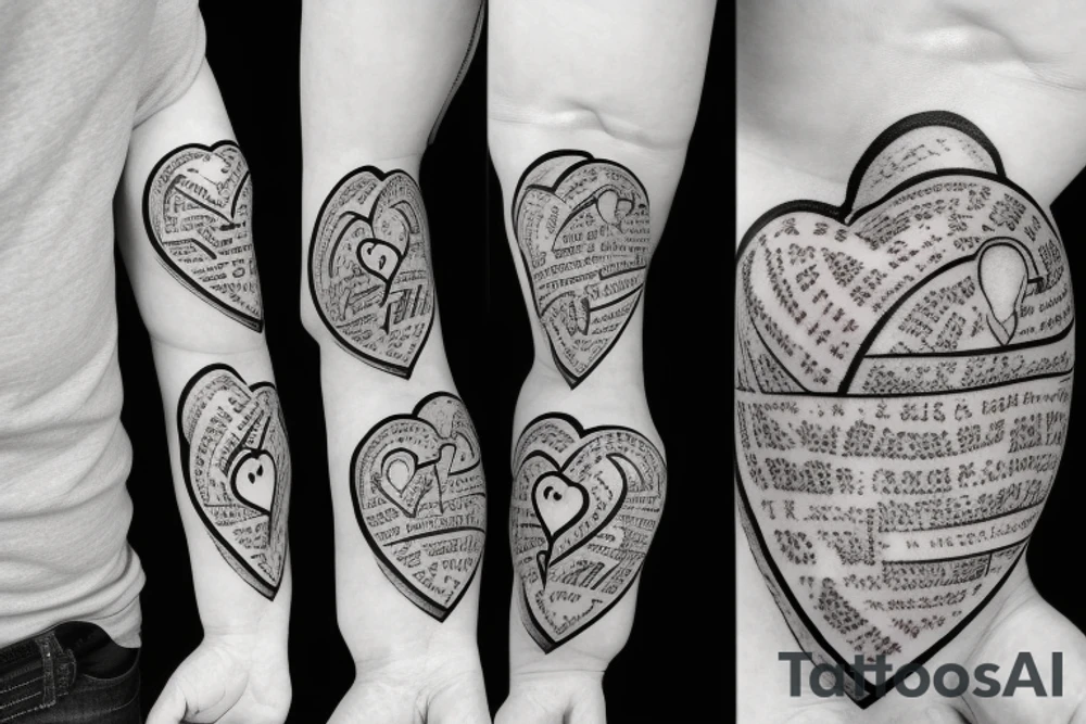 bandage with a heart and a doctor who repair the heart tattoo idea