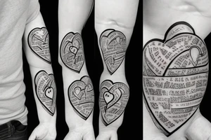 bandage with a heart and a doctor who repair the heart tattoo idea