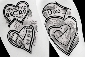 bandage with a heart and a doctor who repair the heart tattoo idea