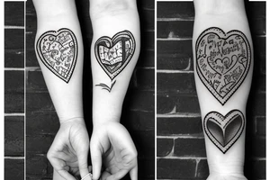 bandage with a heart and a doctor who repair the heart tattoo idea