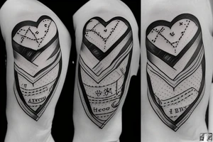 bandage with a heart and a doctor who repair the heart tattoo idea