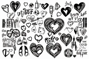 Broken heart with a doctor who repair it tattoo idea