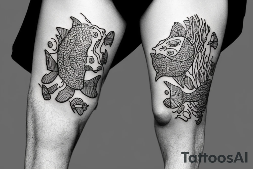 fish in underwear tattoo idea