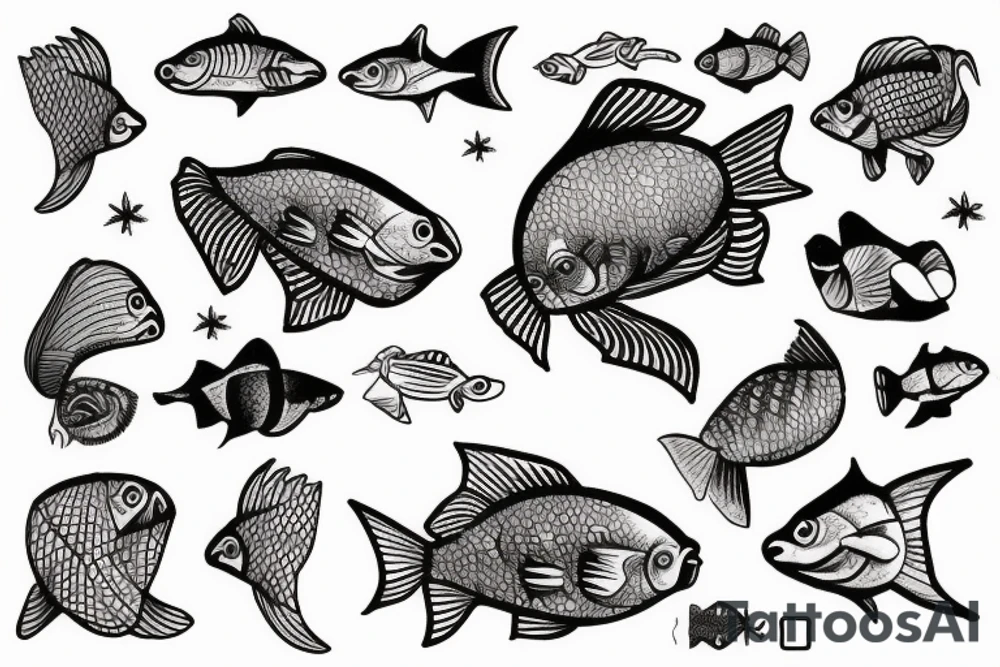fish in underwear tattoo idea