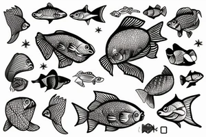 fish in underwear tattoo idea
