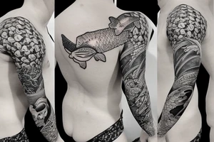 fish in underwear tattoo idea