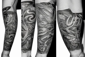 fish wearing with underwear tattoo idea