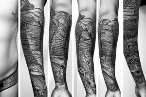 Fish with a slip underwear tattoo idea