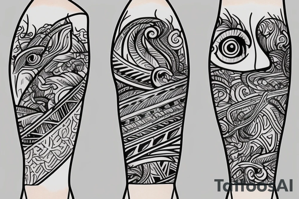 Fish with a slip underwear tattoo idea