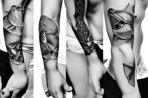 Fish with a slip underwear tattoo idea