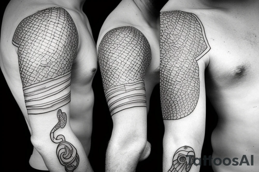 Fish with a slip underwear tattoo idea