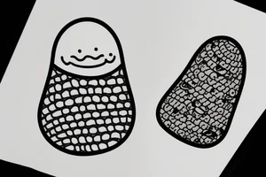 Egg on a toast tattoo idea