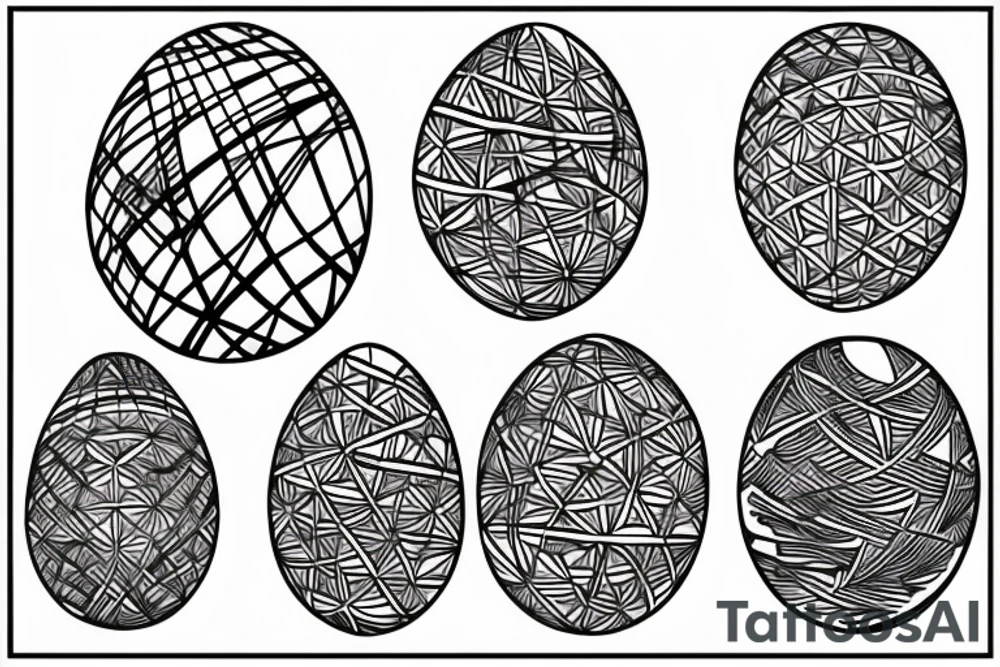 Egg on a toast tattoo idea