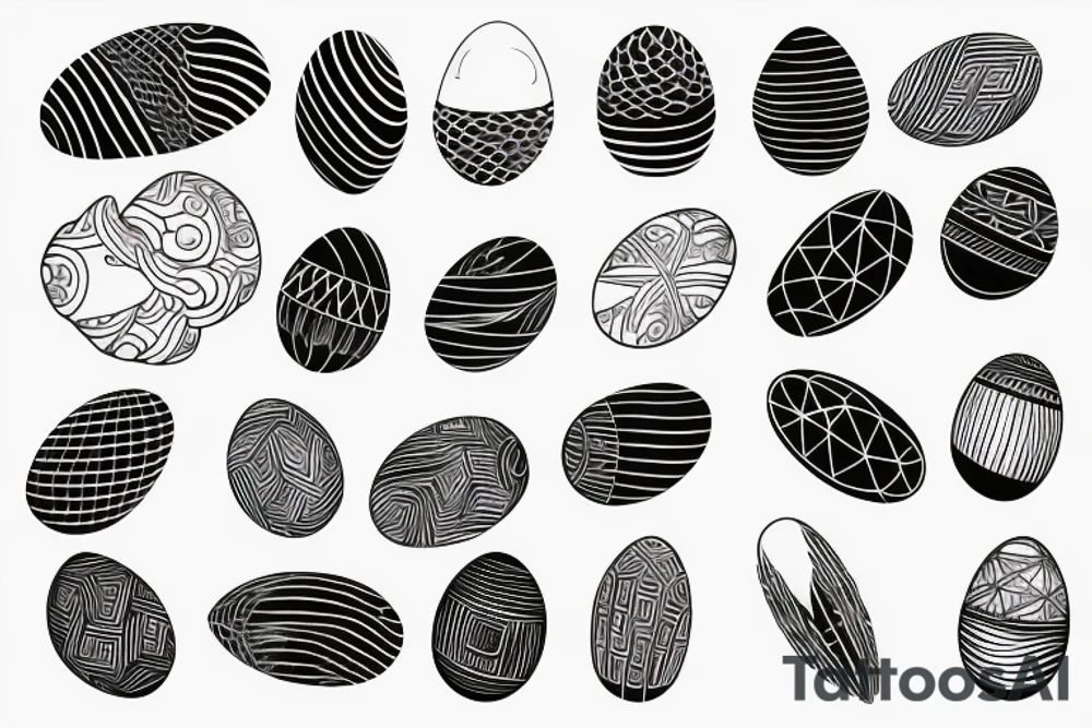 Egg on a toast tattoo idea