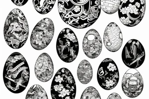 Egg on a toast tattoo idea