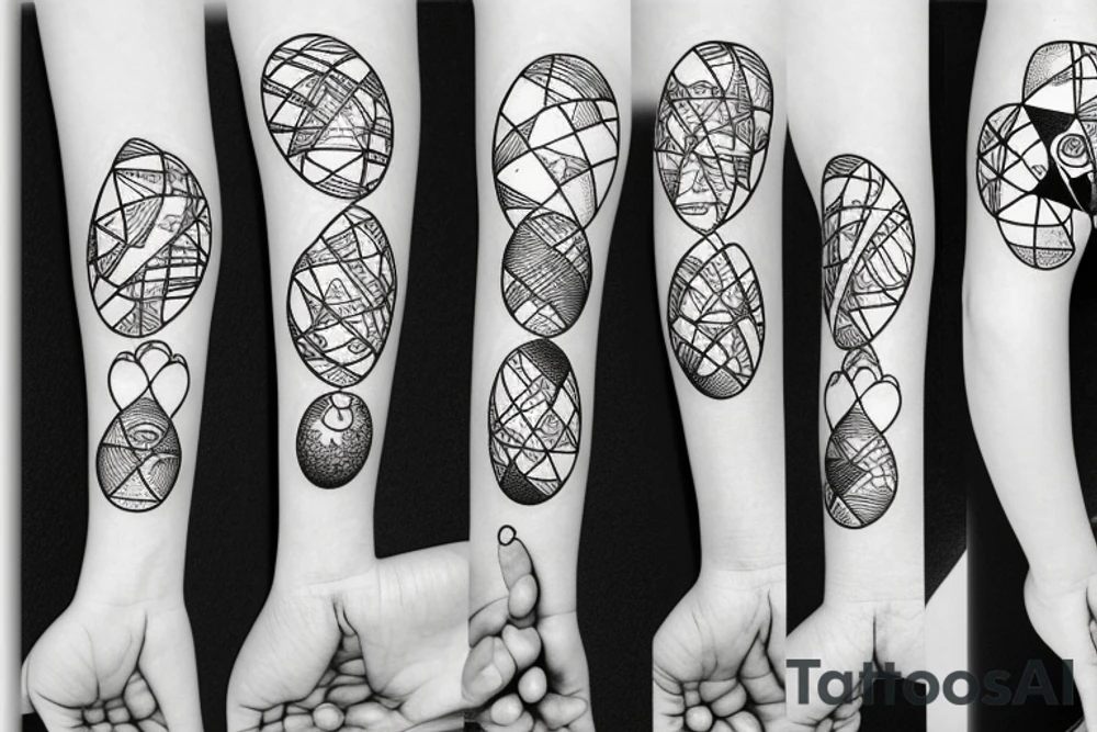 Egg on a toast tattoo idea