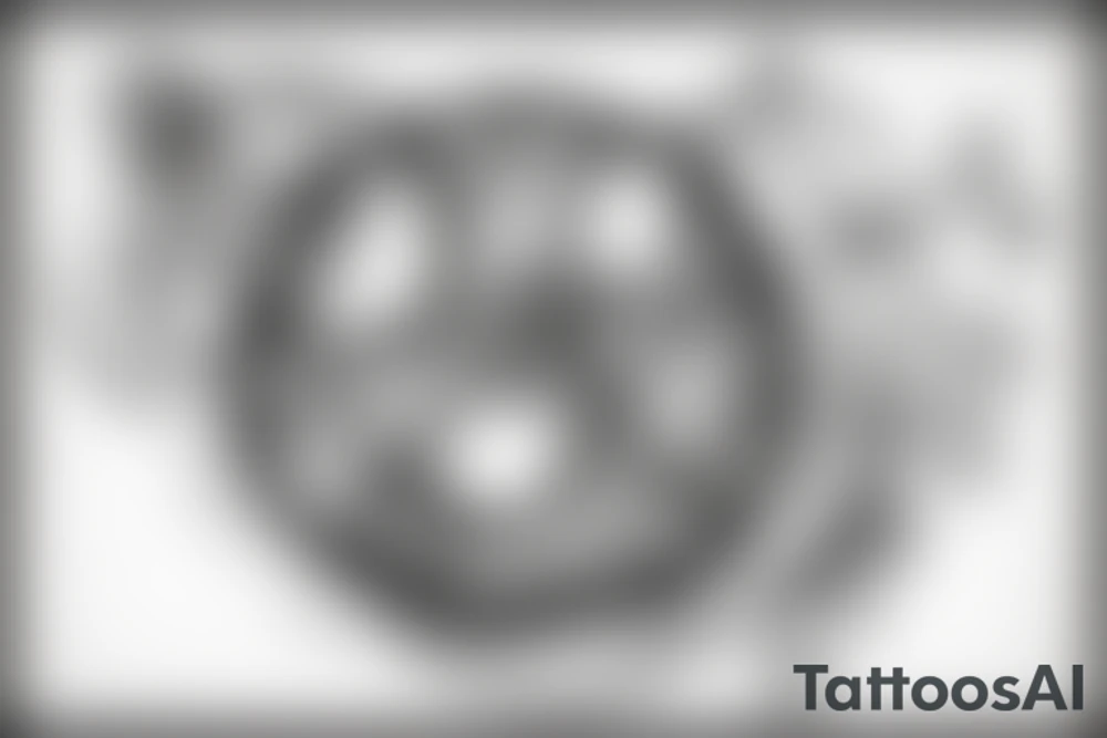 Egg on a toast tattoo idea