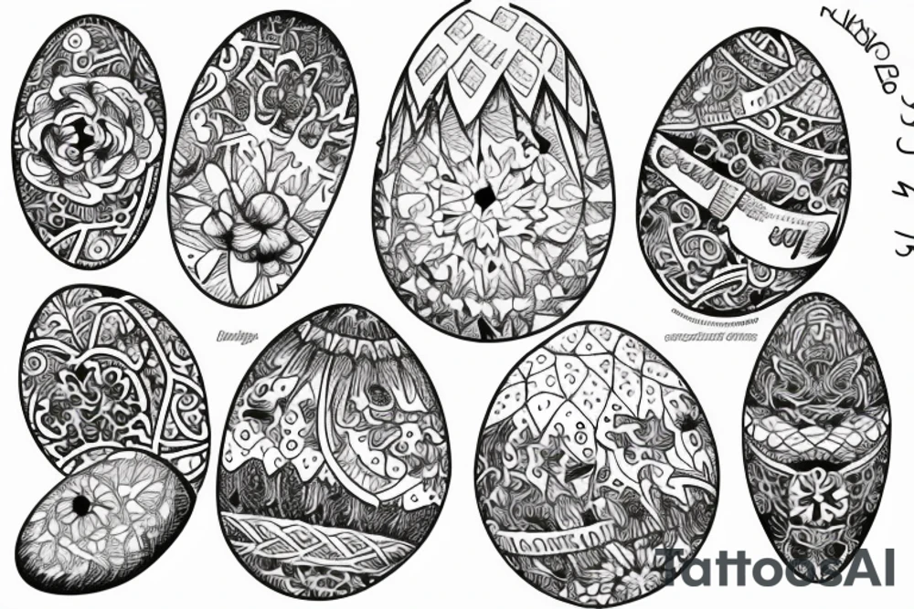 Egg on a toast tattoo idea