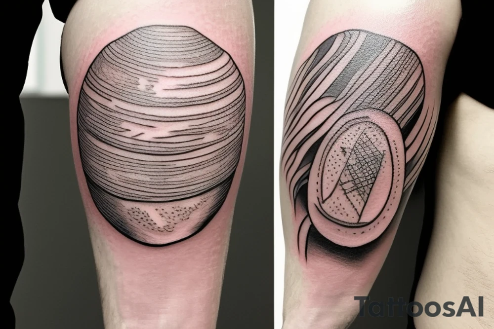 Egg on a toast tattoo idea