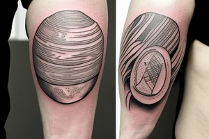 Egg on a toast tattoo idea