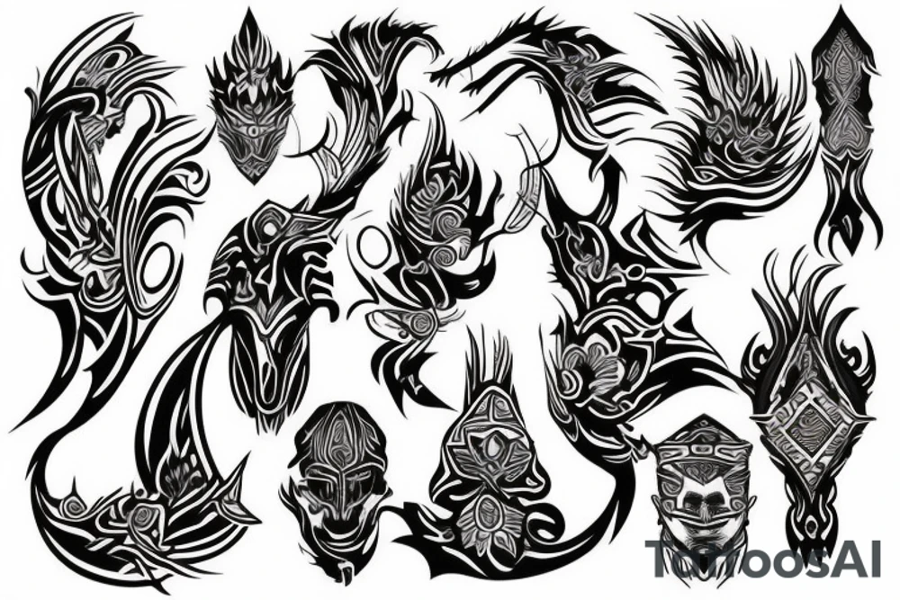 ethereal power tattoo idea