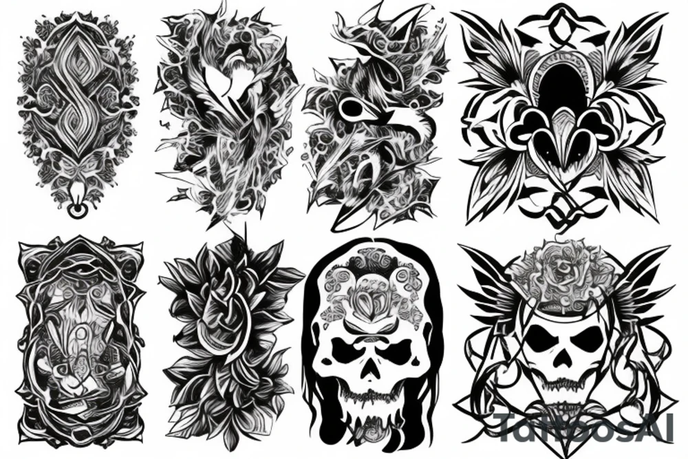 ethereal power tattoo idea