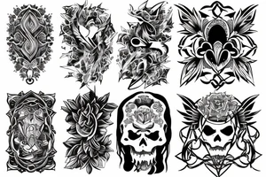 ethereal power tattoo idea
