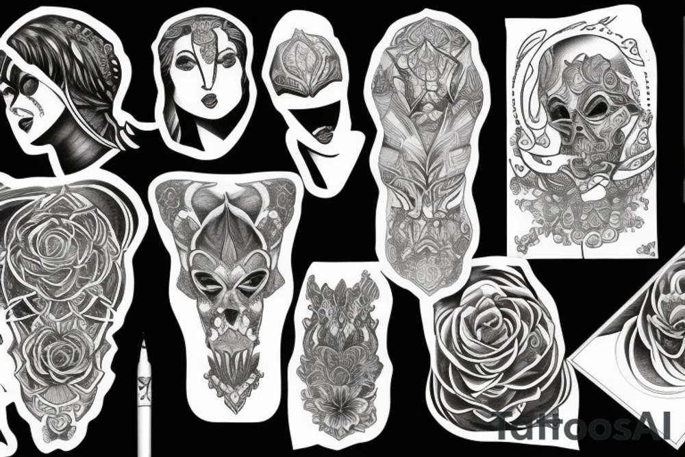 ethereal power tattoo idea