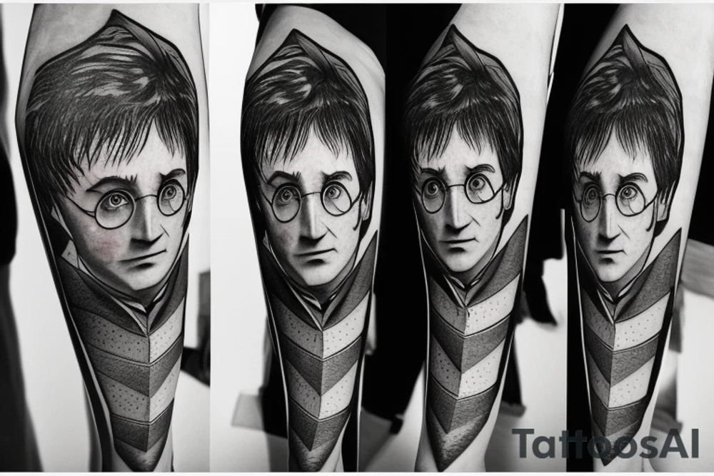 harry potter theme tattoo idea