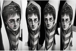 harry potter theme tattoo idea