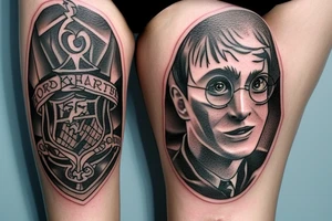 harry potter theme tattoo idea