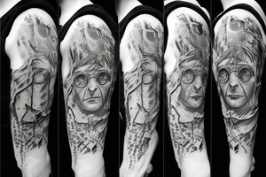 harry potter theme tattoo idea
