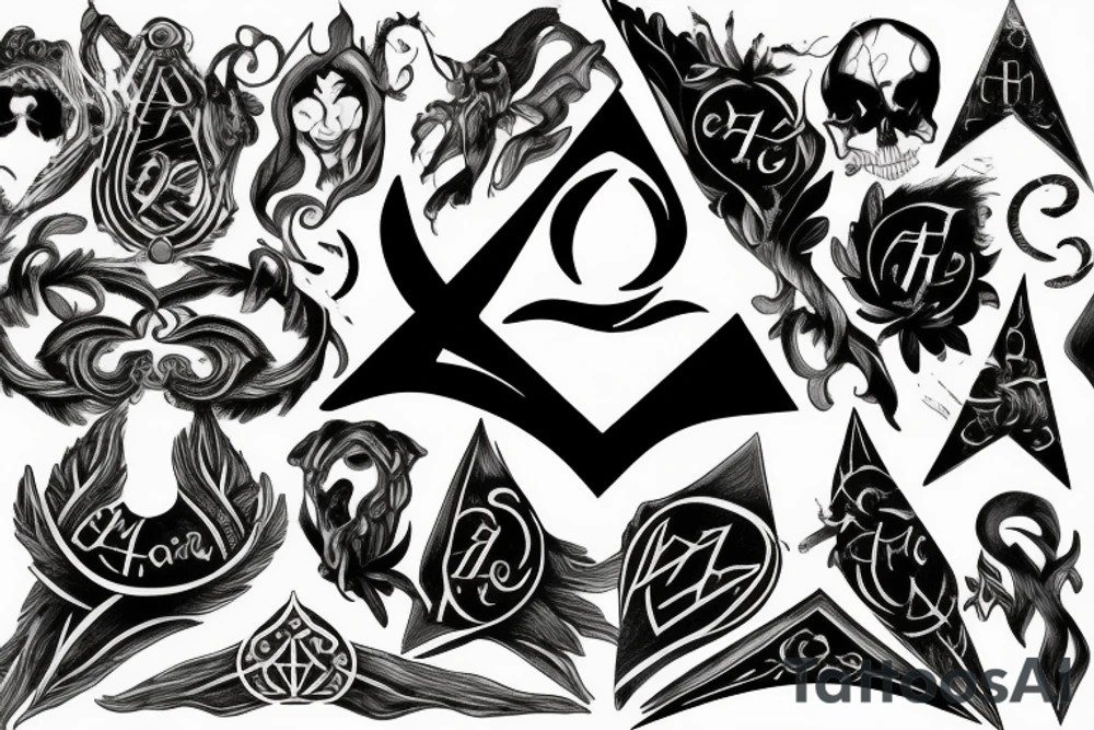 deathly hallows tattoo idea