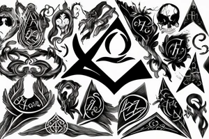 deathly hallows tattoo idea
