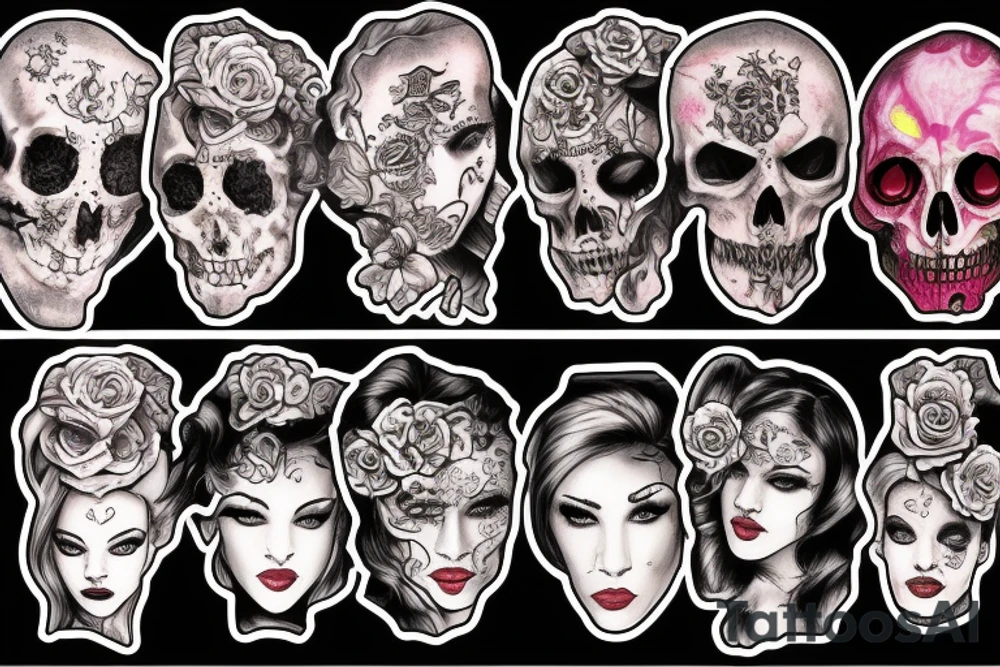 Scene of hell tattoo idea