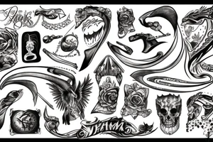 dreams and nightmares tattoo idea