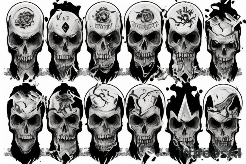 War scene tattoo idea