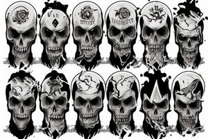 War scene tattoo idea