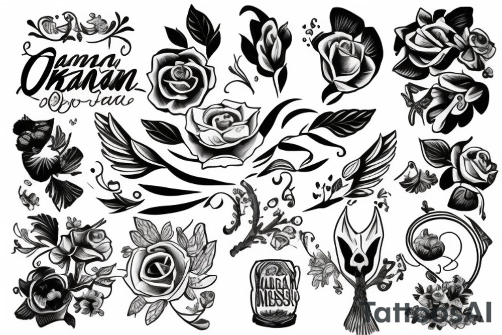 Oklahoma, Maine, Iowa, Mississippi, Ohio tattoo idea