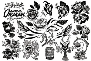 Oklahoma, Maine, Iowa, Mississippi, Ohio tattoo idea
