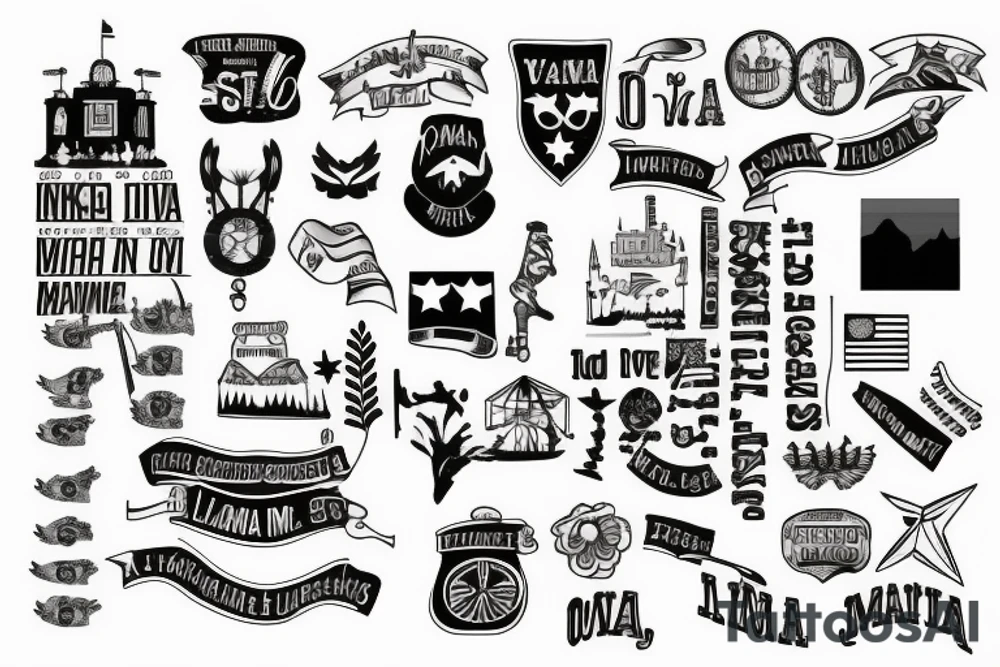 A tattoo celebrating the states I have lived: Oklahoma, Maine, Iowa, Mississippi, Ohio tattoo idea