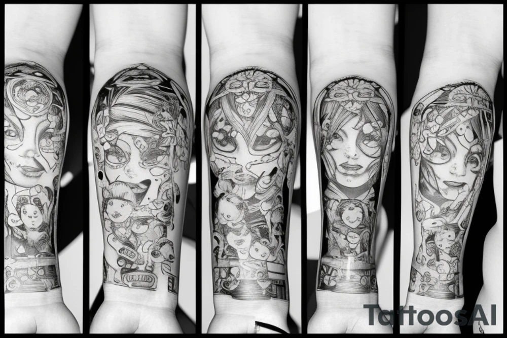 A tattoo honoring my Four children tattoo idea