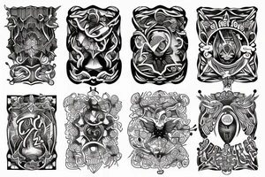Four sons tattoo idea