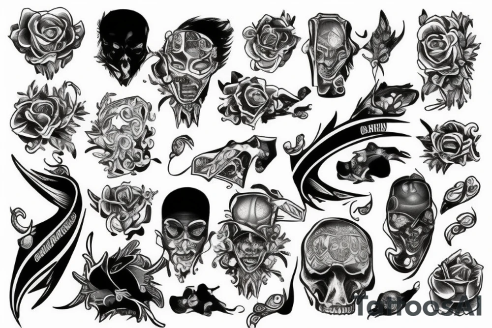 Four sons tattoo idea