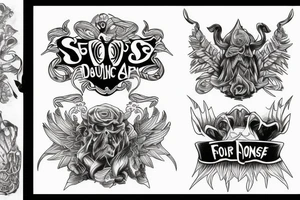 Four sons tattoo idea